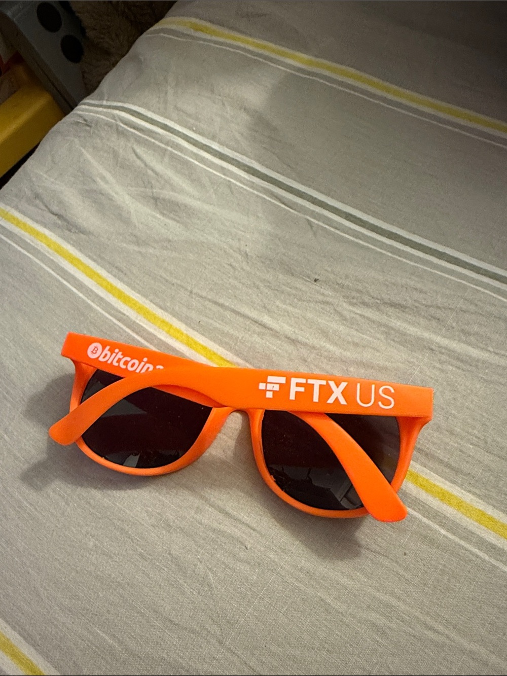 Crypto FTX US Promotional Orange Sunglasses
